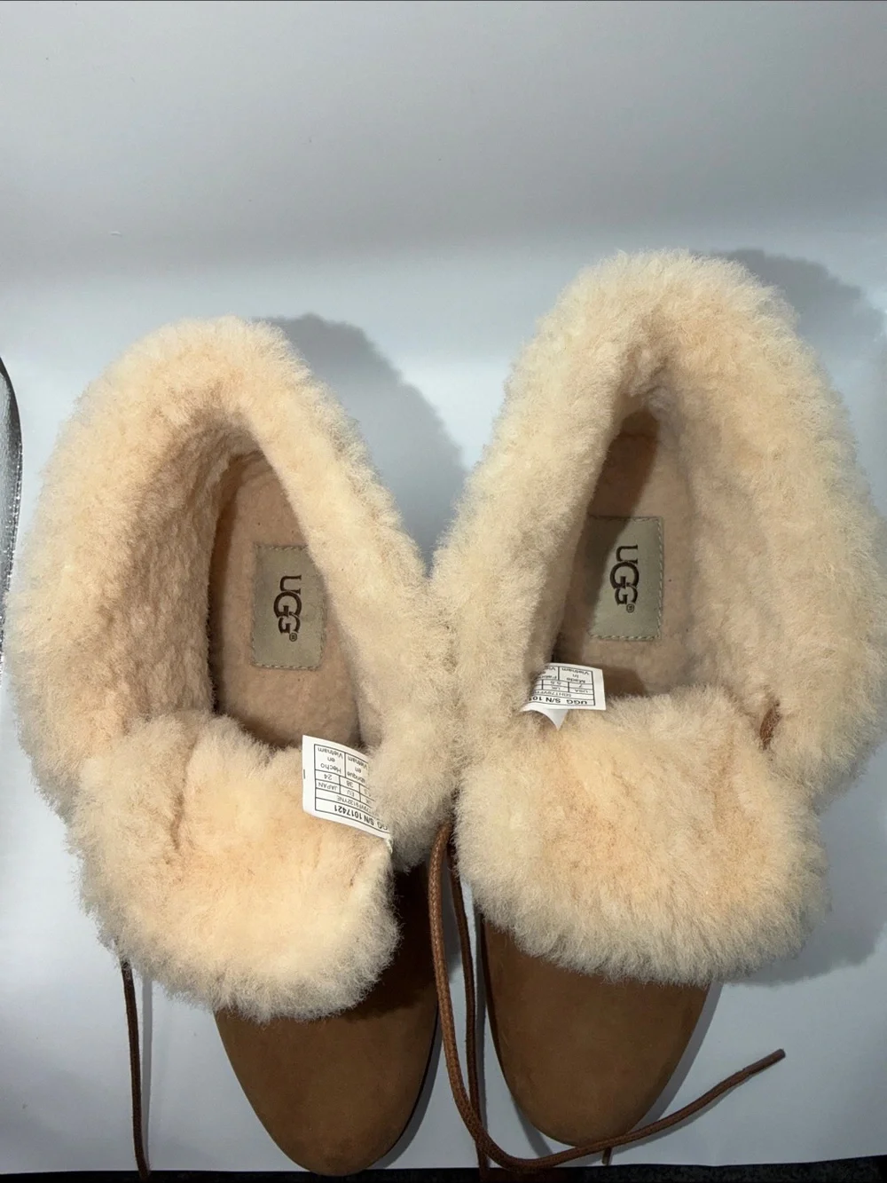 UGG Jeovana Wedge Chestnut Booties